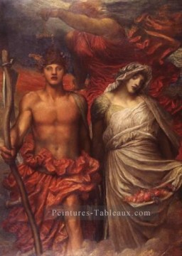 Temps mort et jugement 1900 symboliste George Frederic Watts Peinture à l'huile